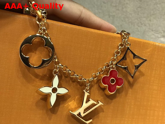 Louis Vuitton Fleur de Monogram Bag Charm Chain M65111 Replica