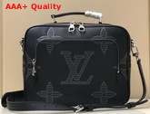 Louis Vuitton Flight Case in Black Taurillon Shadow Leather M57287 Replica