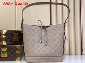 Louis Vuitton Flore Handbag in Galet Perforated Mahina Calfskin Leather M12140 Replica