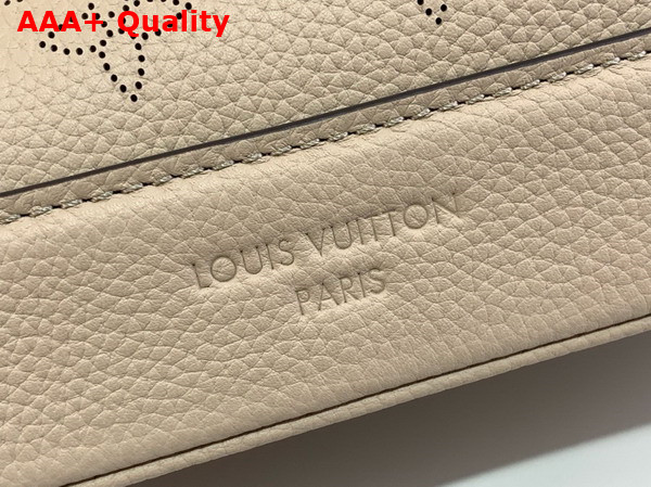 Louis Vuitton Flore Handbag in Galet Perforated Mahina Calfskin Leather M12140 Replica