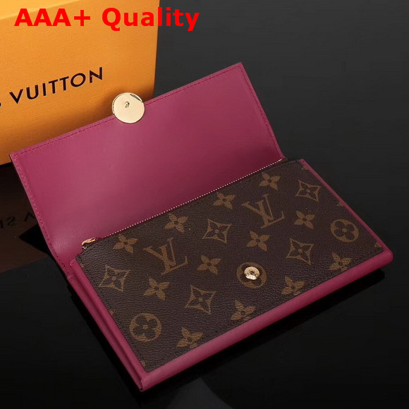 Louis Vuitton Flore Wallet Monogram Fuchsia M64585 Replica