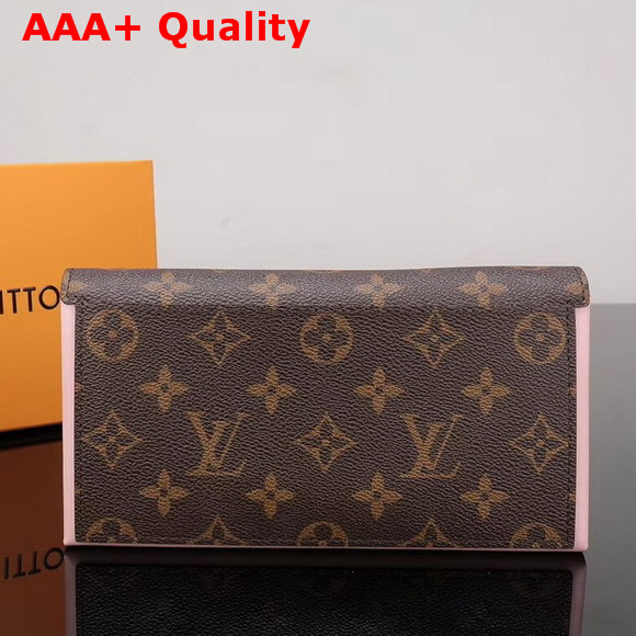 Louis Vuitton Flore Wallet Monogram Rose Ballerine M64586 Replica