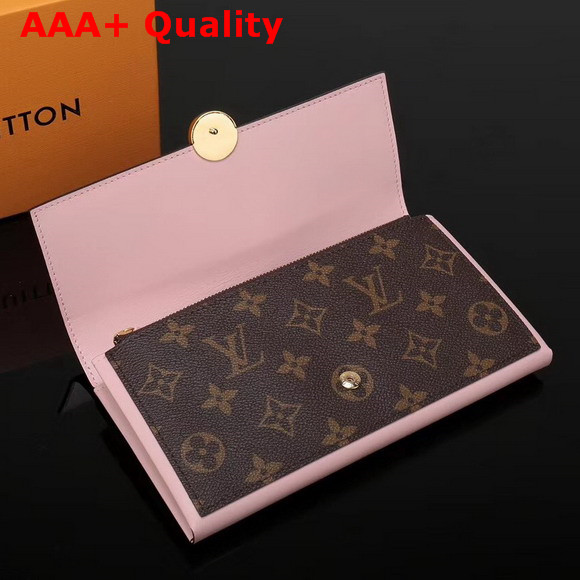 Louis Vuitton Flore Wallet Monogram Rose Ballerine M64586 Replica