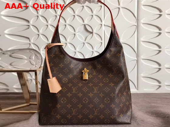 Louis Vuitton Flower Hobo Monogram Coated Canvas Beige M43546 Replica