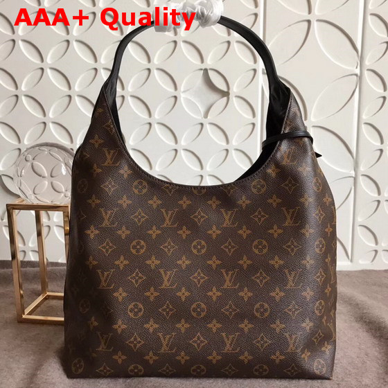 Louis Vuitton Flower Hobo Monogram Coated Canvas Noir M43545 Replica