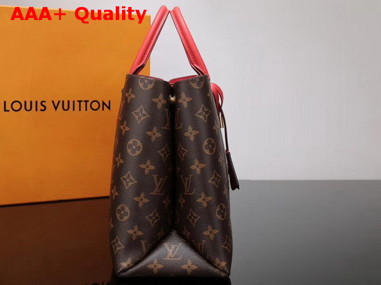 Louis Vuitton Flower Tote Monogram Coated Canvas Coquelicot M43553 Replica