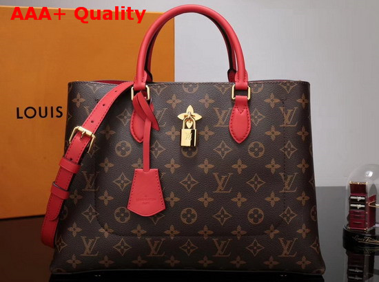 Louis Vuitton Flower Tote Monogram Coated Canvas Coquelicot M43553 Replica