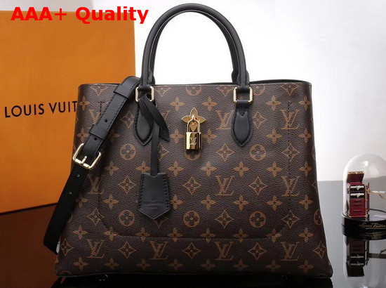 Louis Vuitton Flower Tote Monogram Coated Canvas Noir M43550 Replica