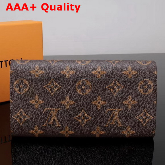 Louis Vuitton Flower Wallet Monogram Coated Canvas Coquelicot M62566 Replica