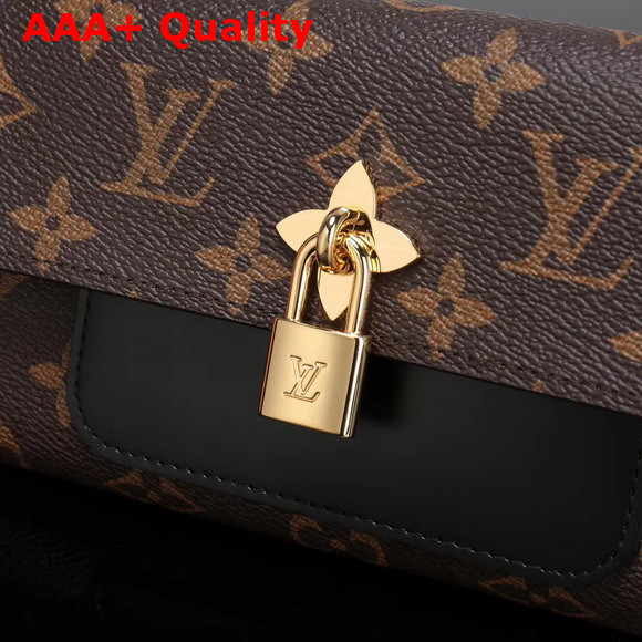 Louis Vuitton Flower Wallet Monogram Coated Canvas Noir M62577 Replica