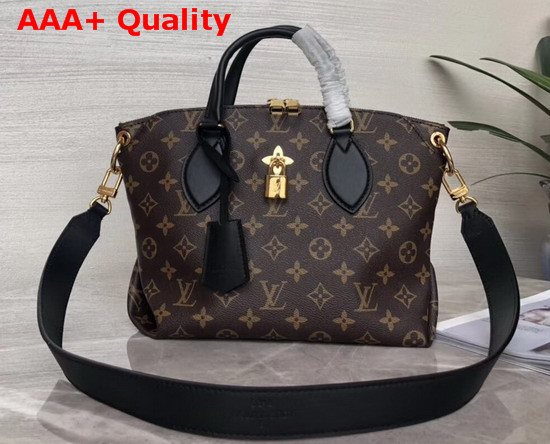 Louis Vuitton Flower Zipped Tote BB Black M44351 Replica