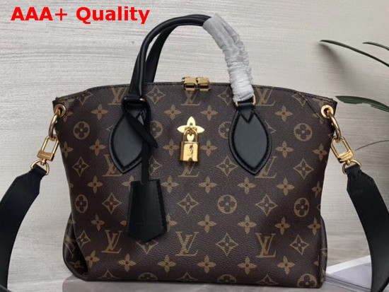 Louis Vuitton Flower Zipped Tote BB Black M44351 Replica