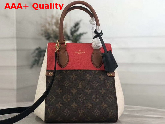 Louis Vuitton Fold Tote PM Cerise Creme Noir M45389 Replica