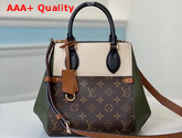 Louis Vuitton Fold Tote PM Creme Kaki Noir M45388 Replica