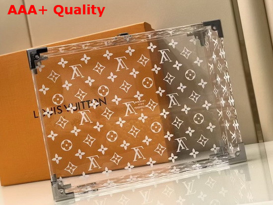 Louis Vuitton Frame Scott Box Plexiglass and Metal Replica