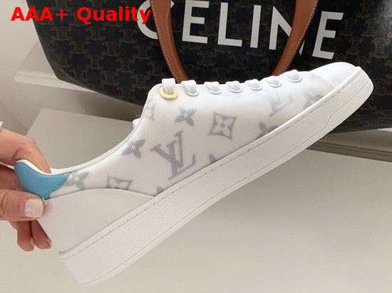 Louis Vuitton Frontrow Sneaker Bleu Technical Fabric and Calf Leather 1A8NY1 Replica