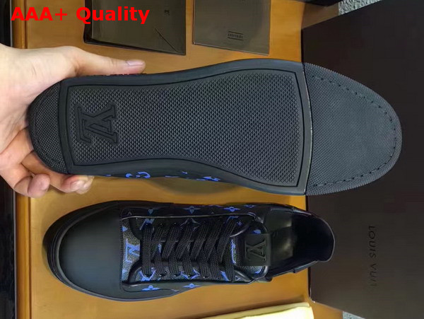 Louis Vuitton Frontrow Sneaker Blue Monogram Canvas Replica