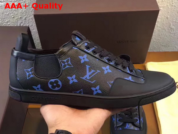 Louis Vuitton Frontrow Sneaker Blue Monogram Canvas Replica