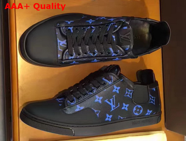 Louis Vuitton Frontrow Sneaker Blue Monogram Canvas Replica