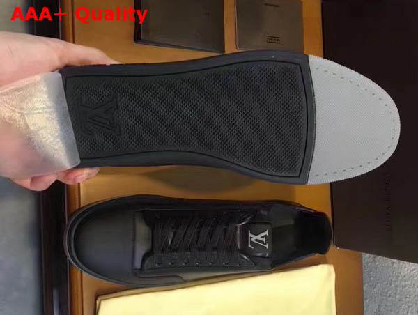 Louis Vuitton Frontrow Sneaker in Black Calf Leather Replica