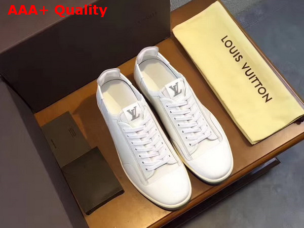 Louis Vuitton Frontrow Sneaker in White Calf Leather Replica