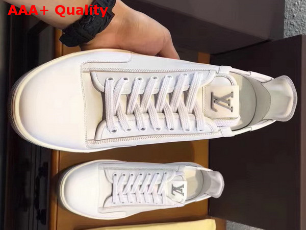 Louis Vuitton Frontrow Sneaker in White Calf Leather Replica