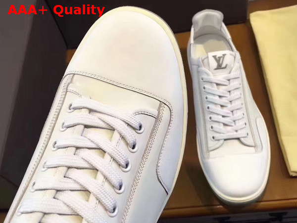 Louis Vuitton Frontrow Sneaker in White Calf Leather Replica