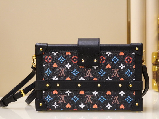 Louis Vuitton Game On Petite Malle in Black Transformed Game On Monogram Canvas M57454 Replica