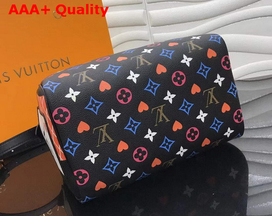 Louis Vuitton Game On Speedy Bandouliere 25 Black Transformed Game On Monogram Canvas Replica