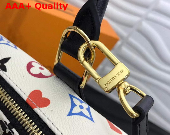 Louis Vuitton Game On Speedy Bandouliere 25 White Transformed Game On Monogram Canvas M57466 Replica