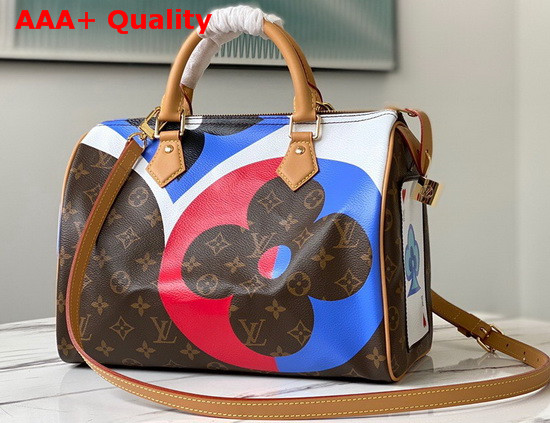 Louis Vuitton Game On Speedy Bandouliere 30 Game On Monogram Canvas M57451 Replica