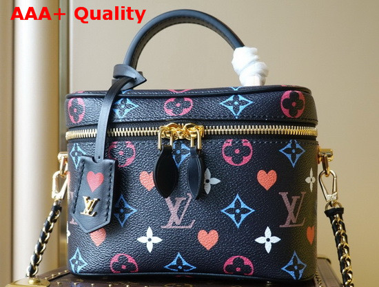 Louis Vuitton Game On Vanity PM Black Transformed Game On Monogram Canvas M57482 Replica