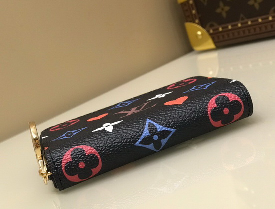 Louis Vuitton Game On Zippy Coin Purse Black Transformed Game On Canvas M80305 Replica