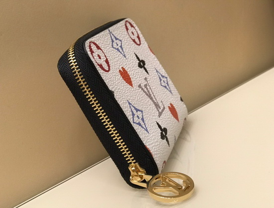 Louis Vuitton Game On Zippy Coin Purse White Transformed Game On Canvas Replica