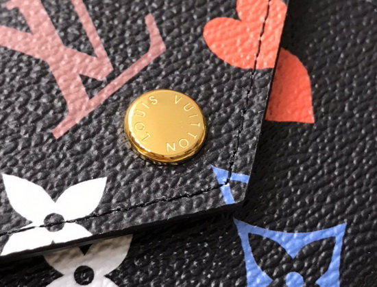 Louis Vuitton Game On Zoe Wallet Black Transformed Game On Canvas Replica