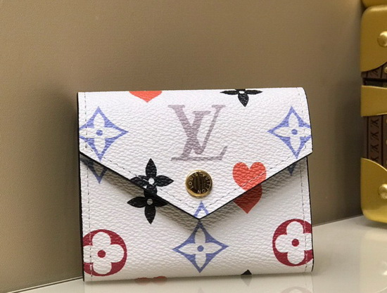 Louis Vuitton Game On Zoe Wallet White Transformed Game On Canvas M80278 Replica