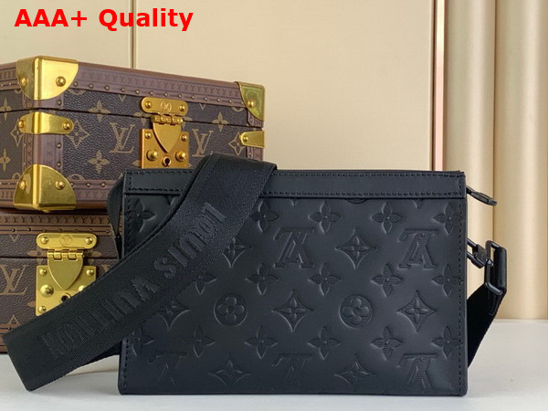 Louis Vuitton Gaston Wearable Wallet in Monogram Shadow Leather M81115 Replica