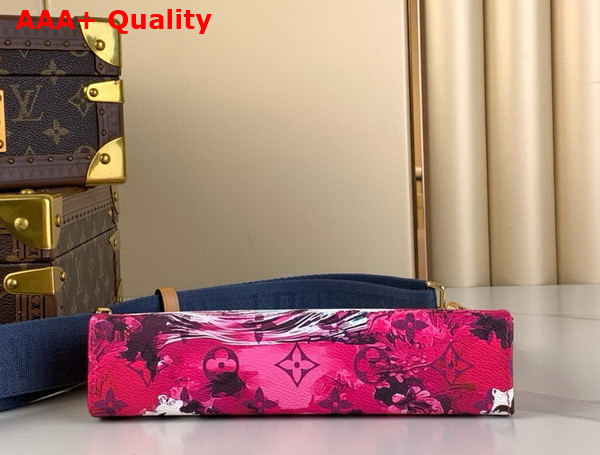 Louis Vuitton Gaston Wearable Wallet in Pink Monogram Surfin Coated Canvas Replica