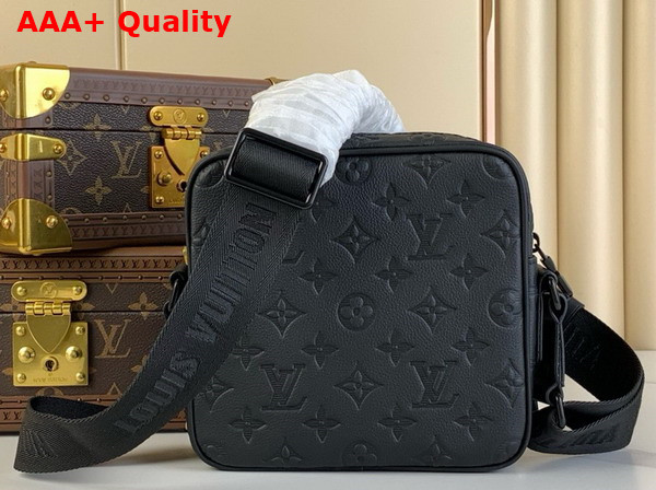 Louis Vuitton Gateaway Messenger in Black Monogram Shadow Leather M12516 Replica