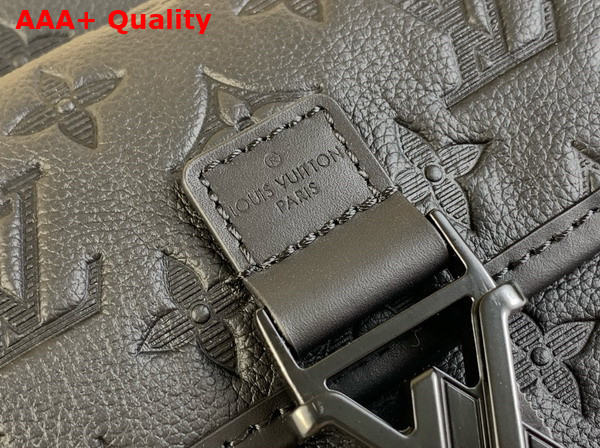 Louis Vuitton Gateaway Messenger in Black Monogram Shadow Leather M12516 Replica