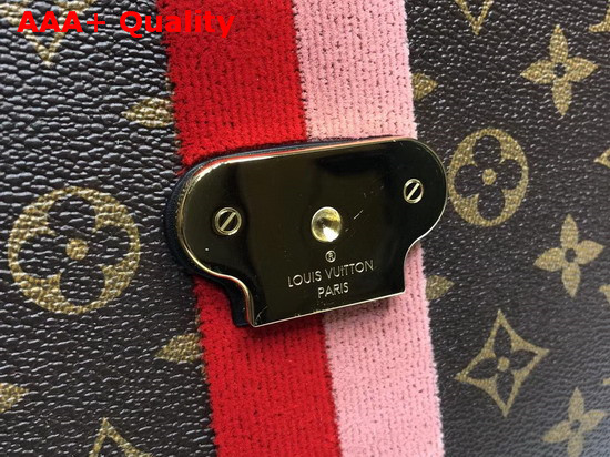 Louis Vuitton Georges BB Monogram Canvas Coquelicot Red Stripe Replica