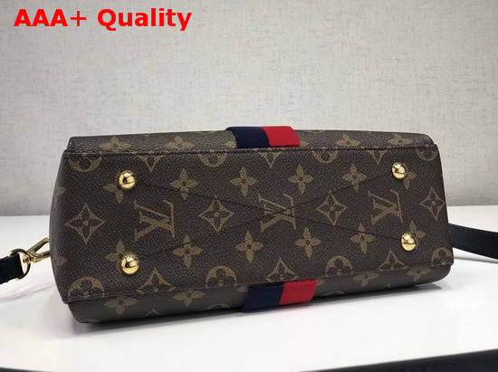 Louis Vuitton Georges BB Monogram Canvas with Navy Cherry Stripe Replica