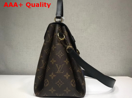 Louis Vuitton Georges MM Monogram Canvas with Navy Cherry Stripe Replica