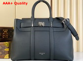 Louis Vuitton Georges Tote MM Black Cuir Millesime Calfskin Leather M23153 Replica