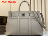 Louis Vuitton Georges Tote MM Gray Cuir Millesime Calfskin Leather M11664 Replica