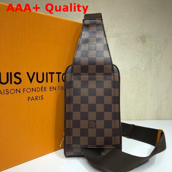 Louis Vuitton Geronimos Shoulder Bag Damier Ebene Canvas N51994 Replica