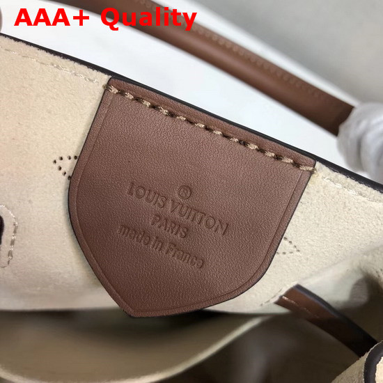 Louis Vuitton Girolata Cream Mahina Perforated Leather Replica