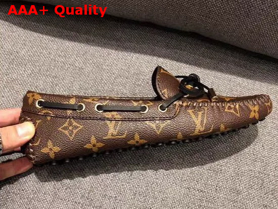 Louis Vuitton Gloria Loafer Patent Monogram Canvas Replica