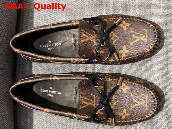 Louis Vuitton Gloria Loafer Patent Monogram Canvas Replica