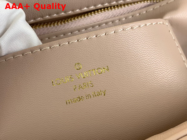 Louis Vuitton Go 14 MM Bag in Beige and Pink Lamb Leather Replica